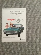 Singer Vogue Rootes car