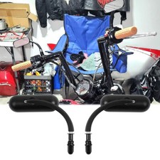 2x 8mm 10mm Oval Side Mirrors