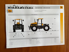 JCB 2115 2125 2135 Fastrac Technical Specifications Brochure / Leaflet 2002