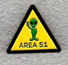 Area 51 Alien pin badge