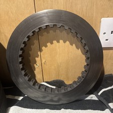 Formula 1 Carbon Brake Disc. F1 Memorabilia. Wall Clock. Used. 266mm. Display. 