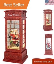 Vintage Telephone Booth Snow