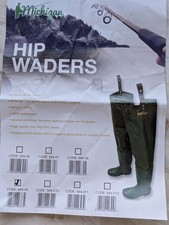 Michigan Hip Waders. Size 9