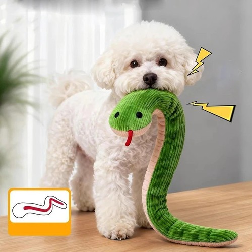 Interactive pet toy snake - pet,