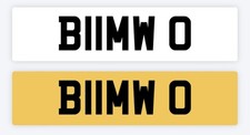 BMW Private number plate