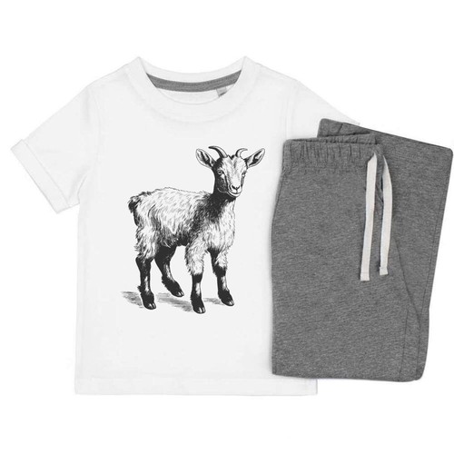 Goat kids cotton - 'goat', set