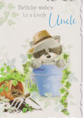 Uncle birthday greeting card - uncle,