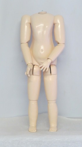 Body antique wooden doll - body, cm
