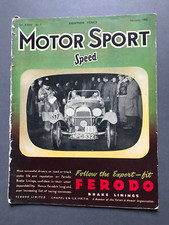 1952 Motor Sport Speed