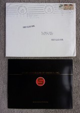 STUTZ BLACKHAWK BEARCAT ROYALE etc orig 1986 USA Mkt Sales Brochure in Envelope