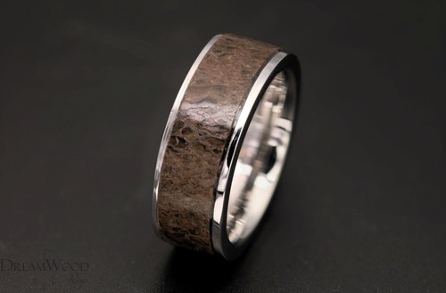 Dinosaur bone ring wedding - bone,
