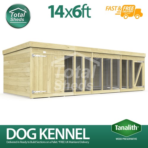 Dog kennel run - run, 6ft