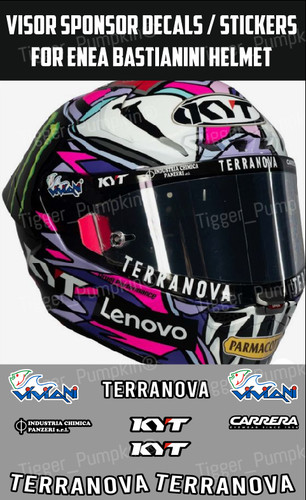 Visor decals stickers - decals,