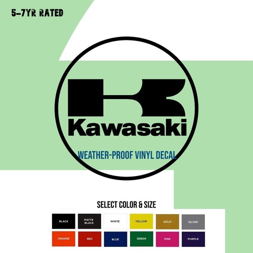 Kawasaki sticker logo