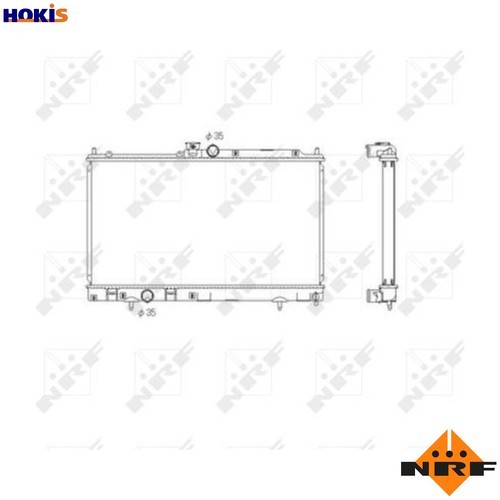 Radiator engine cooling 53591 - cooling,