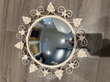 Vintage Convex Mirror Cream