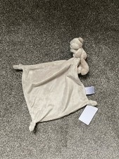 Little White Company Beige Marcel Monkey Baby Comforter Soother Blanket Blankie