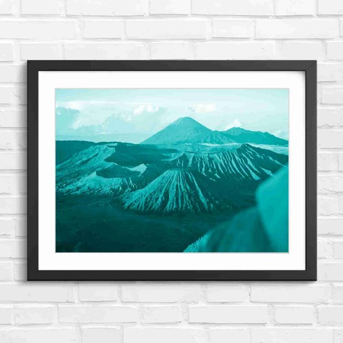 Javanese volcano range sunrise - volcano,