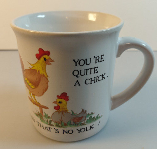Novelty chicken mug - novelty,