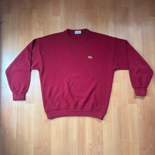 Vintage lacoste knit sweater - lacoste,