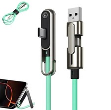 2-in-1 Sideways Charging Cable