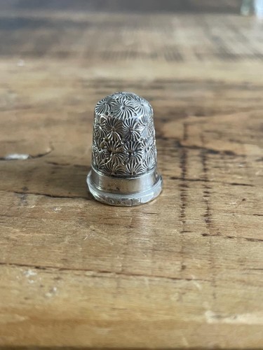 Sterling silver thimble - sterling,