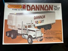 Matchbox AMT Peterbilt 359/FRUEHAUF 1:43 Model Truck Trailer Kit PK-7104 Dannon 