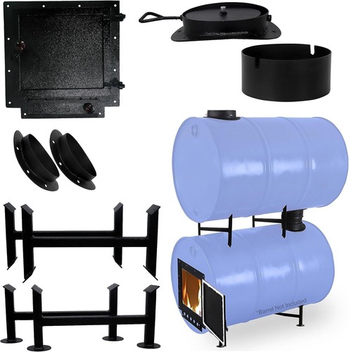 Sonret double barrel stove - stove, kit