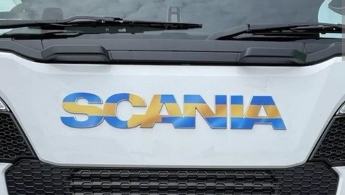 Scania cab front badge - cab,
