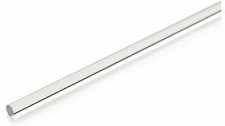 Clear Acrylic Perspex® Rod 2mm - 50mm Lengths Round Solid Bar 100mm - 600mm Long