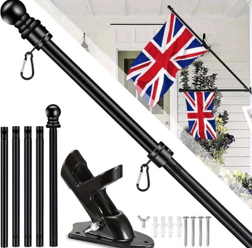 Unionjack flag pole - pole, premium
