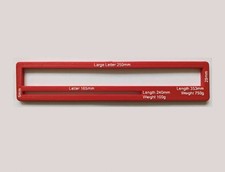 Royal Mail Letter Size Plastic Template Guide UK Post Office