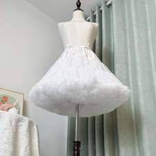 Layer white crinoline skirt - crinoline,