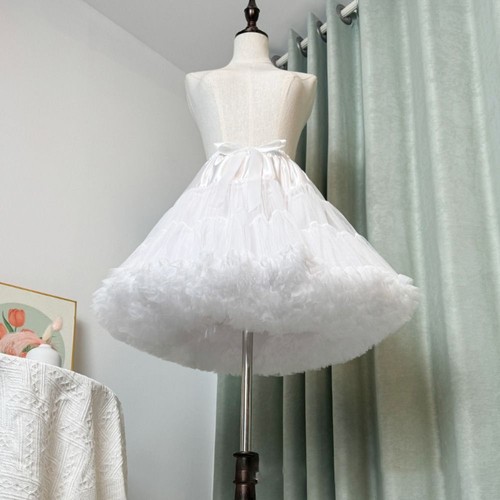 Layer white crinoline skirt - 2,