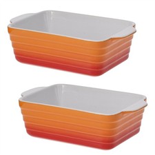 Set of 2 Small Orange
