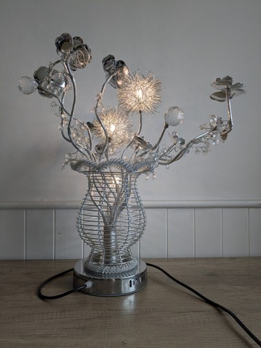 Contemporary aluminium flower - aluminium,