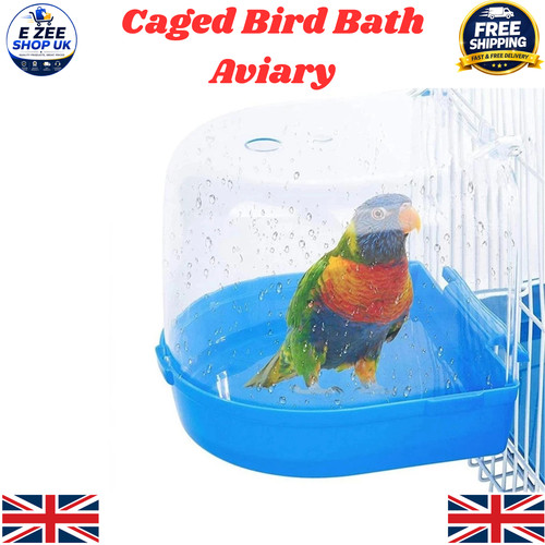 Classic caged bird bath - bath, aviary