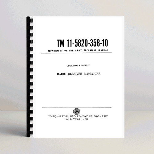 Collins 390a instruction - collins, r-390a