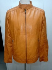 Mens tan Brown Genuine Leather
