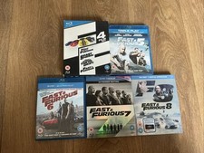 The Fast and the Furious Blu-ray DVD 1-8