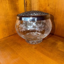 Cut Glass Crystal  Rose Flower
