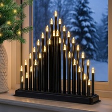 Christmas candle bridge - christmas,