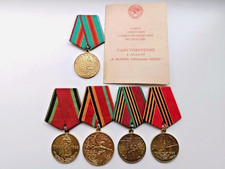 Soviet Set of Veteran medals