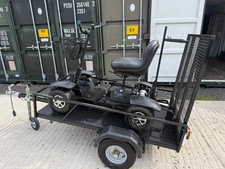 Powerhouse golf buggy with lithium battery and custom built trailer