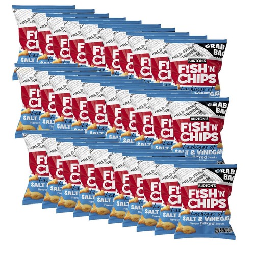 Burton fish chips salt - chips,