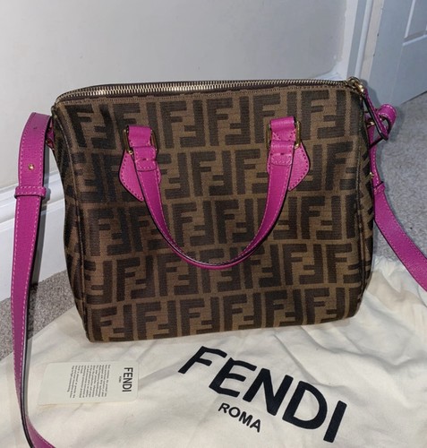Fendi tobacco magenta zucca - tobacco/magenta,