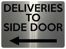 1900 DELIVERIES TO SIDE DOOR