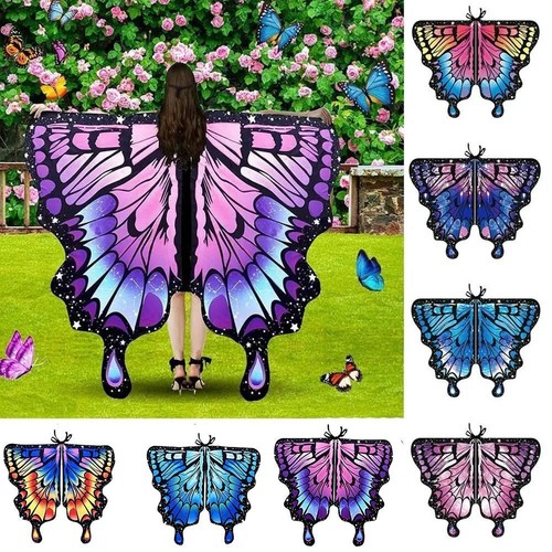 Butterfly wings shawl fairy - wings,