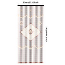 31Pc 90*190cm Wooden Beaded