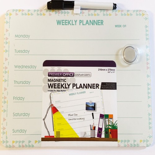 Magnetic weekly planner - magnetic,